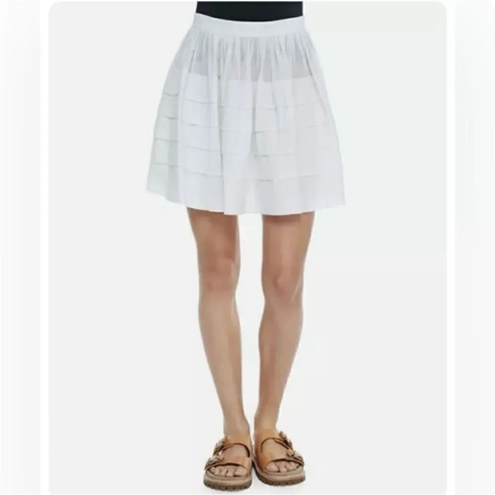 Michael Kors Collection silk tiered mini skirt, US2 - Picture 2 of 9